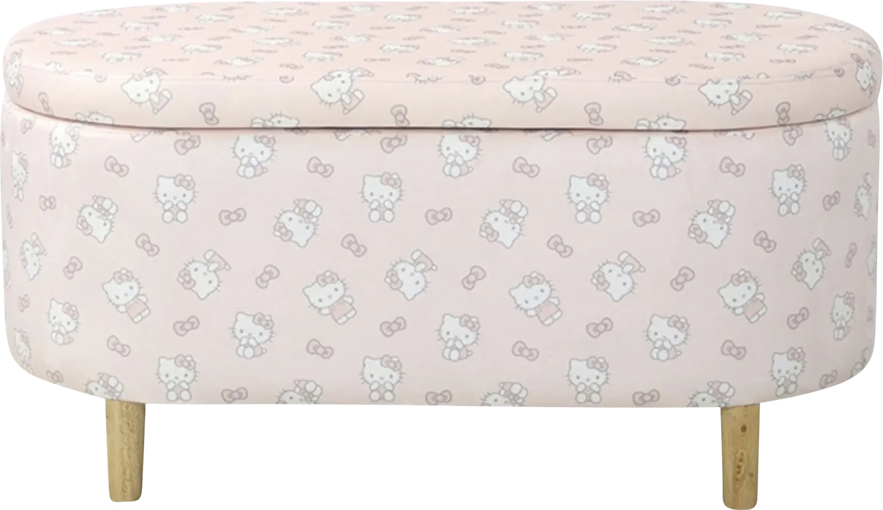 Kids Hello Kitty Sweet Pink Storage Bench - Thumbnail - Image 2