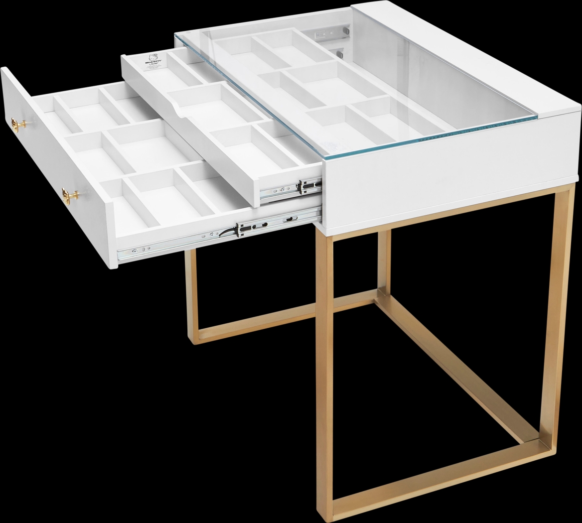 Kids Hello Kitty Gold Vanity II Desk - Thumbnail - Image 3