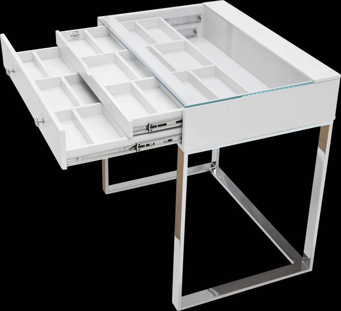 Kids Hello Kitty Silver Vanity II Desk - Thumbnail - Image 3