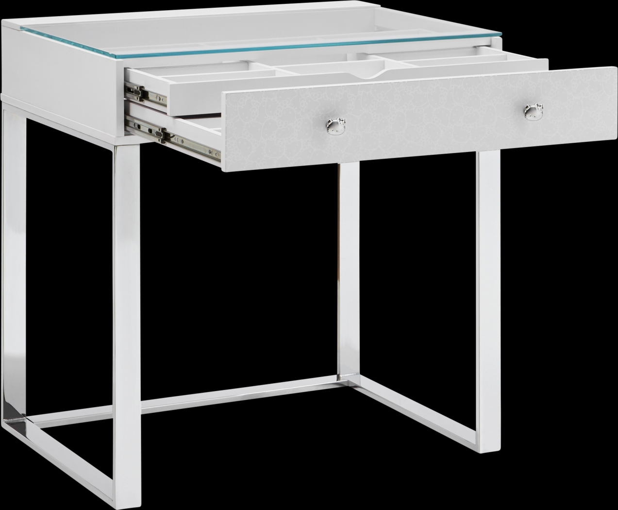 Kids Hello Kitty Silver Vanity II Desk - Thumbnail - Image 1