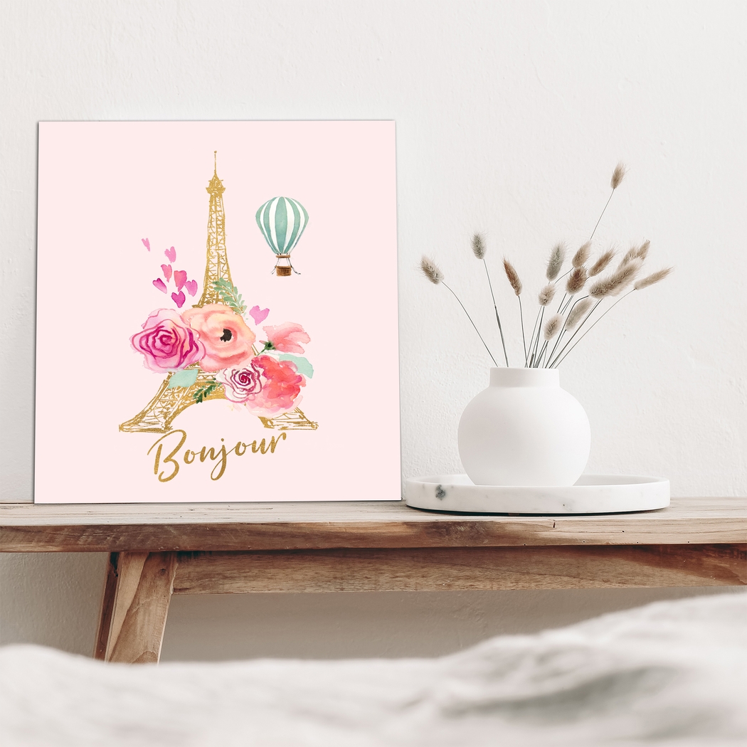 Kids Hello Pink Wall Art - Thumbnail - Image 2