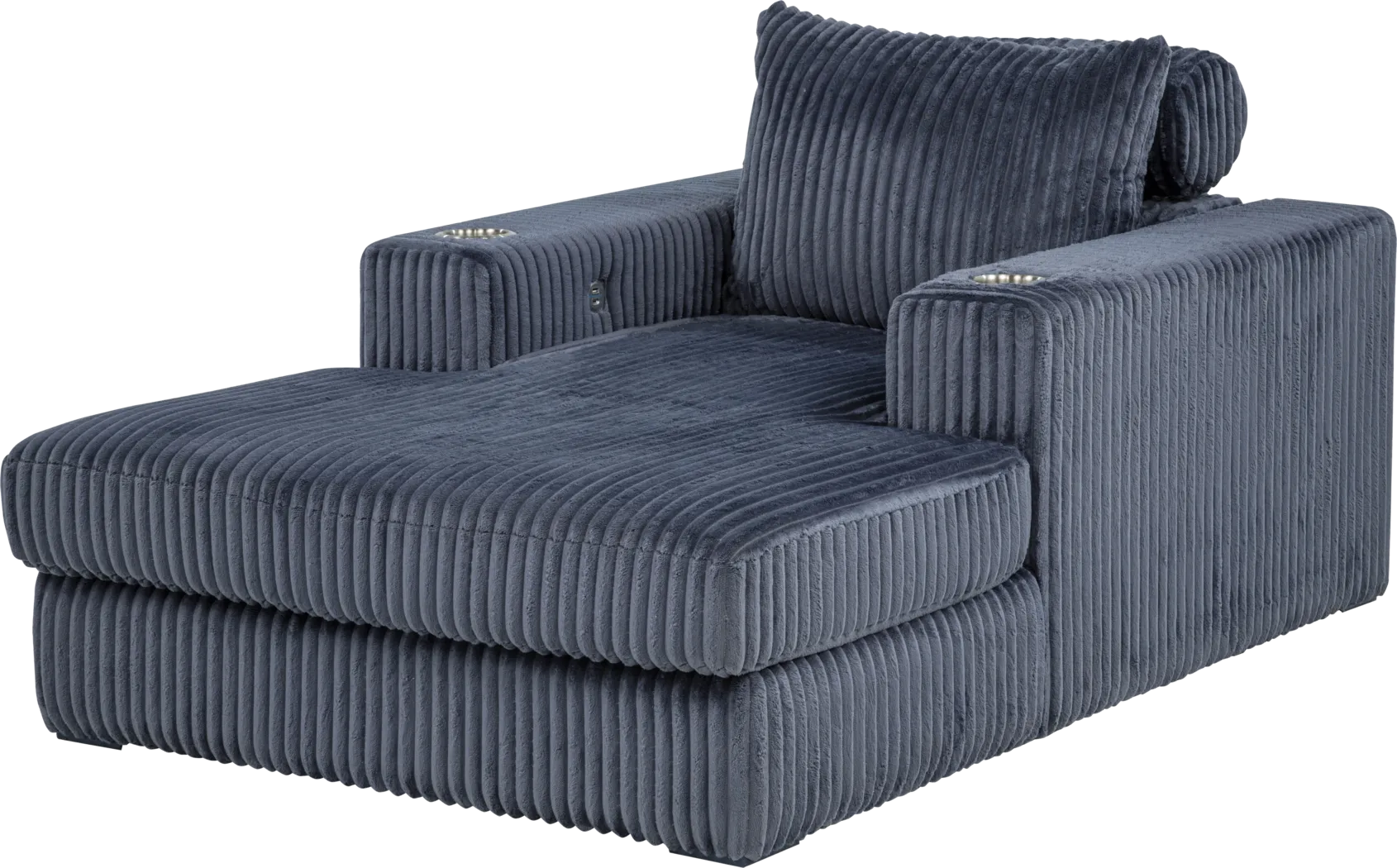 Kids Hepburn Blue Chaise - Thumbnail - Image 1