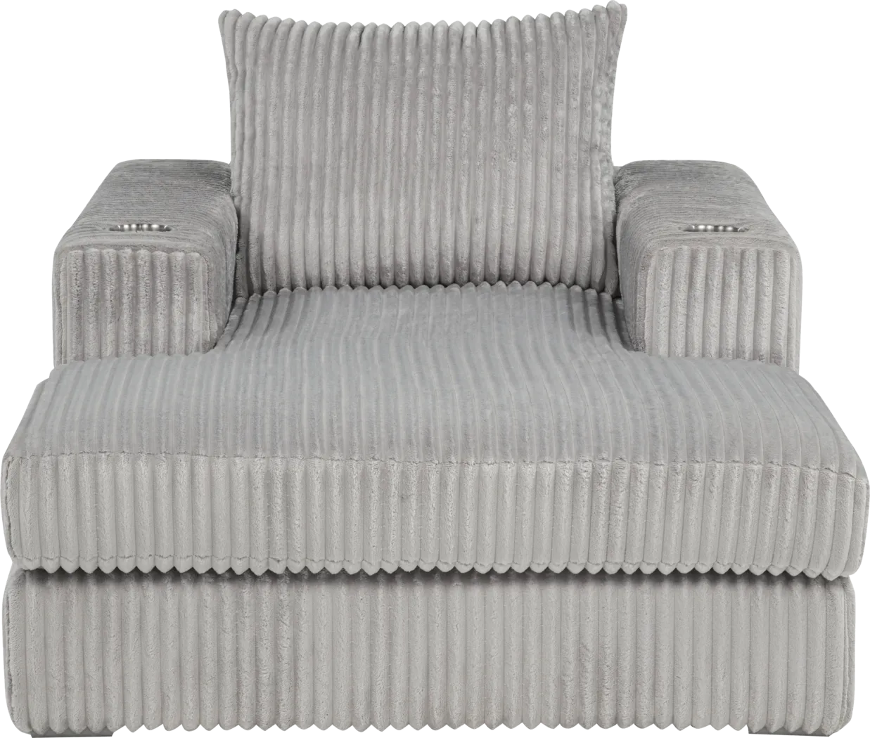 Kids Hepburn Gray Chaise - Thumbnail - Image 2