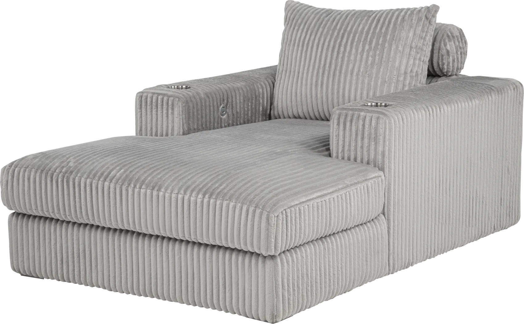 Kids Hepburn Gray Chaise - Thumbnail - Image 1