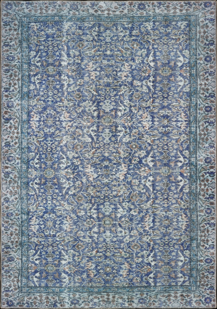 Kids Heritage Hues I Blue 5'3 x 7'6 Rug - Thumbnail - Image 1