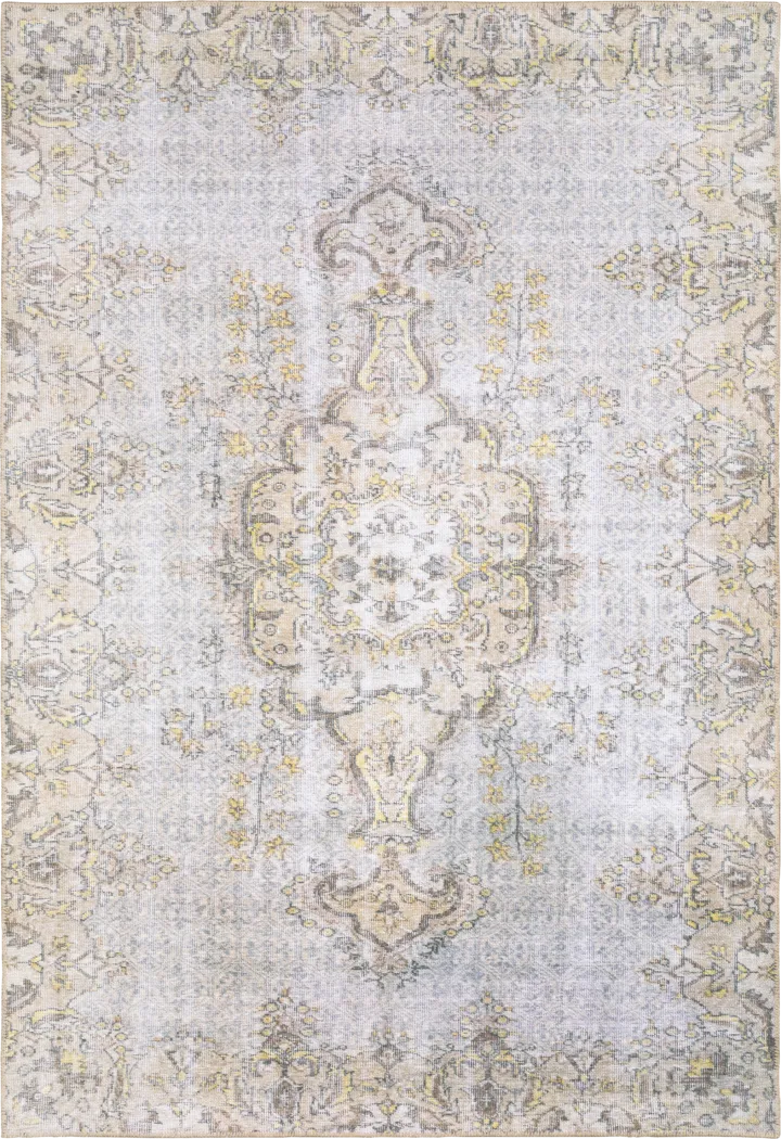 Kids Heritage Hues II Gray 5'3 x 7'6 Rug - Thumbnail - Image 1
