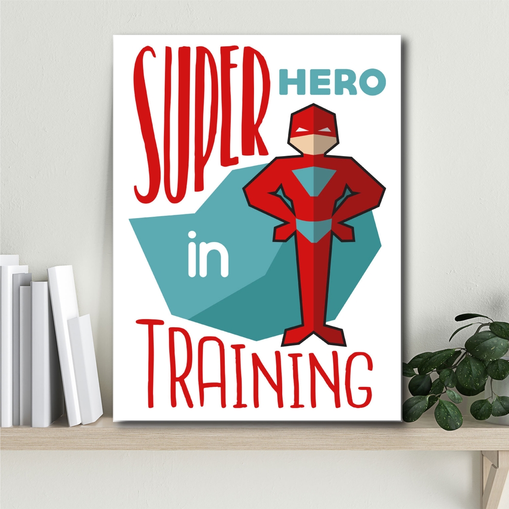 Kids Hero Trainee White Artwork - Thumbnail - Image 2