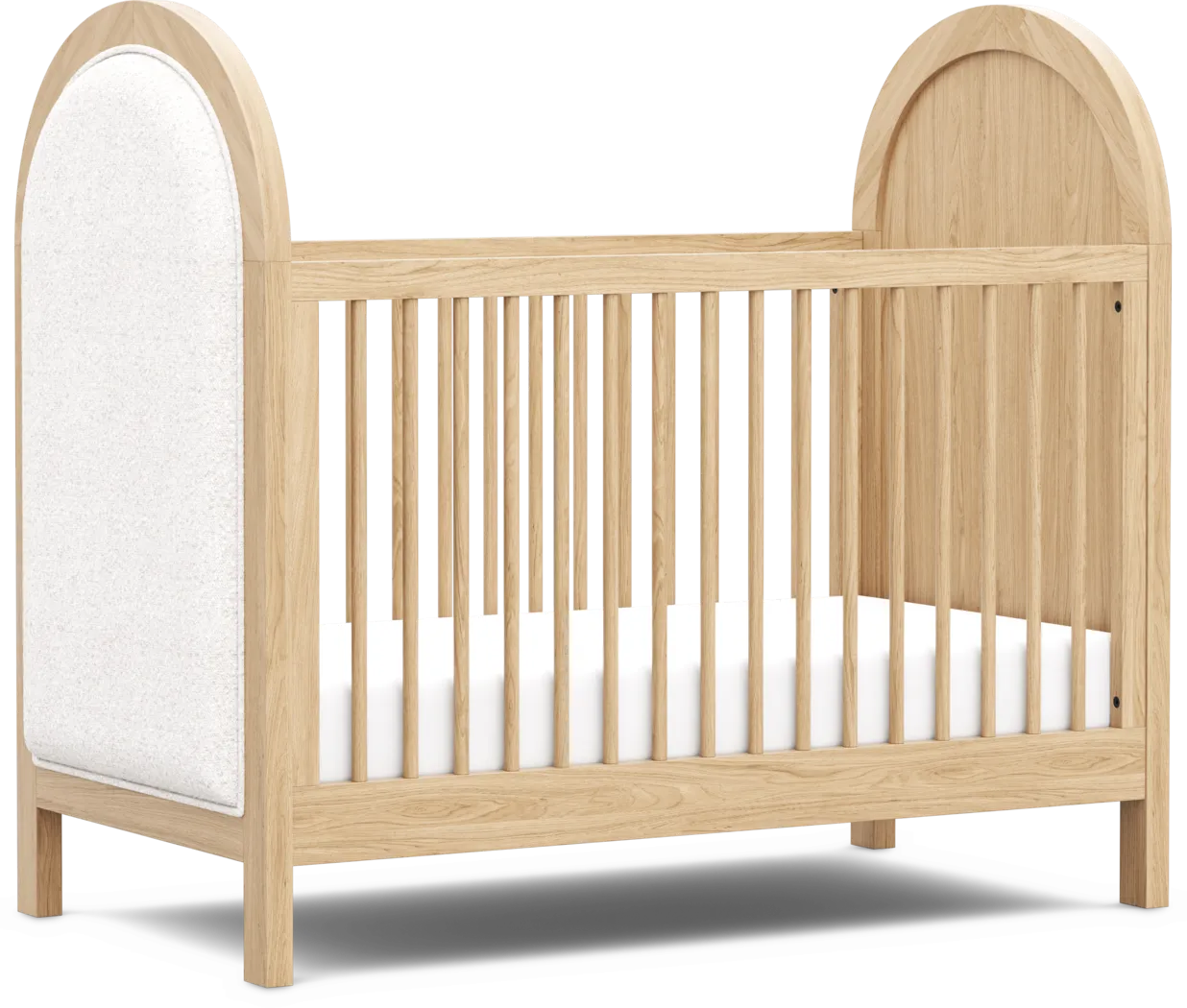 Kids Hidden Hills Light Oak 3-in-1 Convertible Crib with Toddler Rail - Thumbnail - Image 1