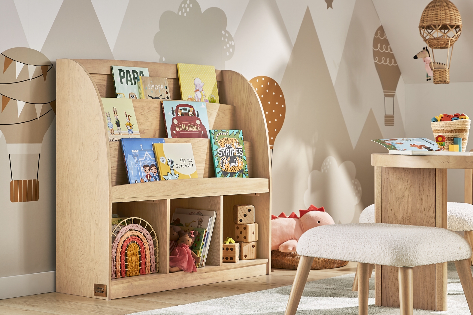 Kids Hidden Hills Light Oak Bookcase - Thumbnail - Image 2