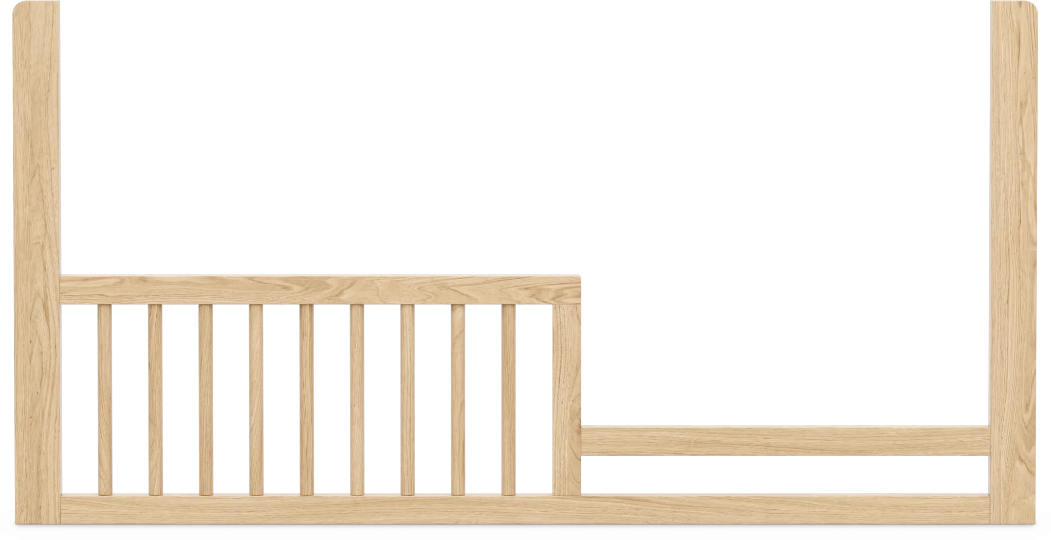 Kids Hidden Hills Light Oak Toddler Rail for 4-in-1 Crib - Thumbnail - Image 1
