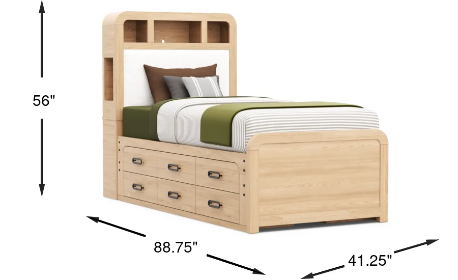 Dimension Image. Please refer to the Dimension Tab on this page for dimension details.