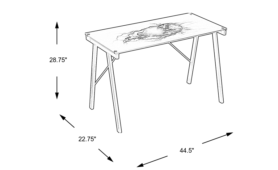 Dimension Image. Please refer to the Dimension Tab on this page for dimension details.