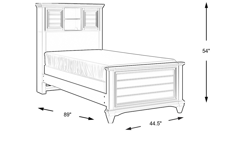 Dimension Image. Please refer to the Dimension Tab on this page for dimension details.