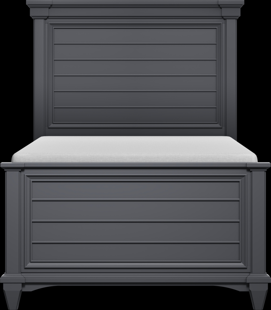 Kids Hilton Head Graphite Twin Panel Bed - Thumbnail - Image 3