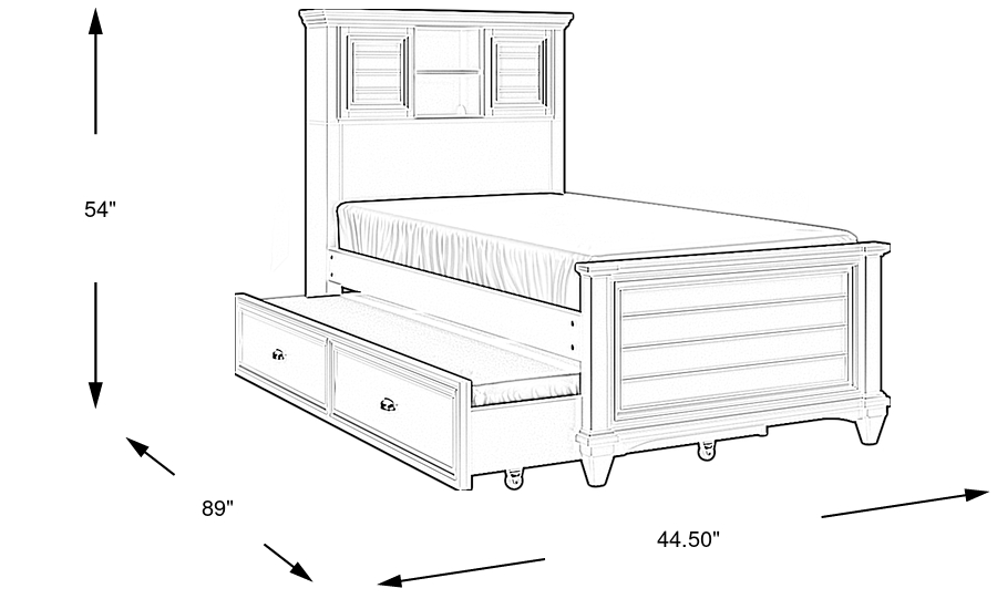 Dimension Image. Please refer to the Dimension Tab on this page for dimension details.