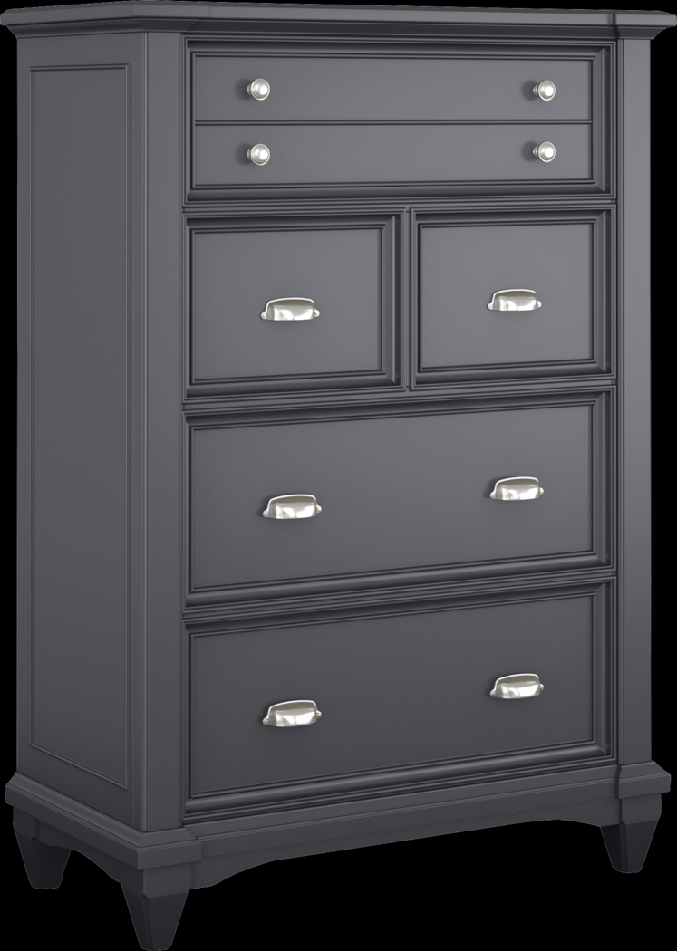 Kids Hilton Head Graphite 5 Pc Twin Panel Bedroom - Thumbnail - Image 3