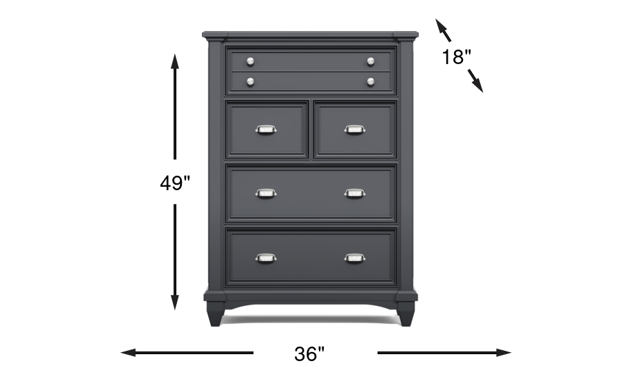 Dimension Image. Please refer to the Dimension Tab on this page for dimension details.