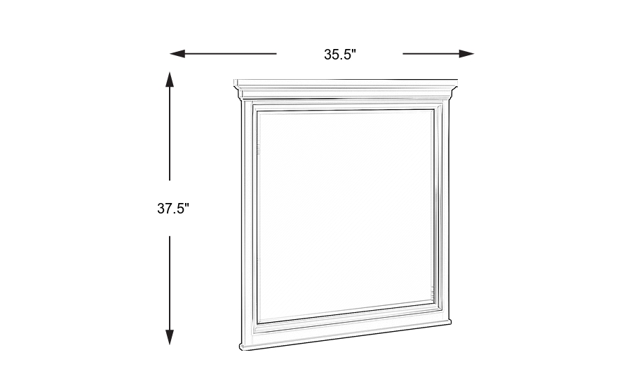 Dimension Image. Please refer to the Dimension Tab on this page for dimension details.