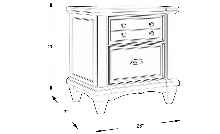 Dimension Image. Please refer to the Dimension Tab on this page for dimension details.