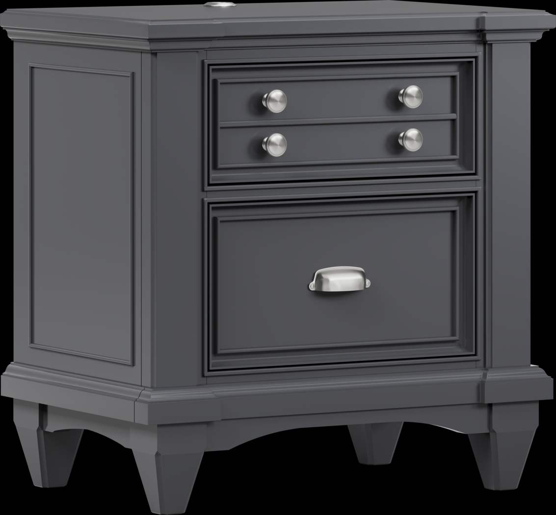 Kids Hilton Head Graphite Nightstand - Thumbnail - Image 2