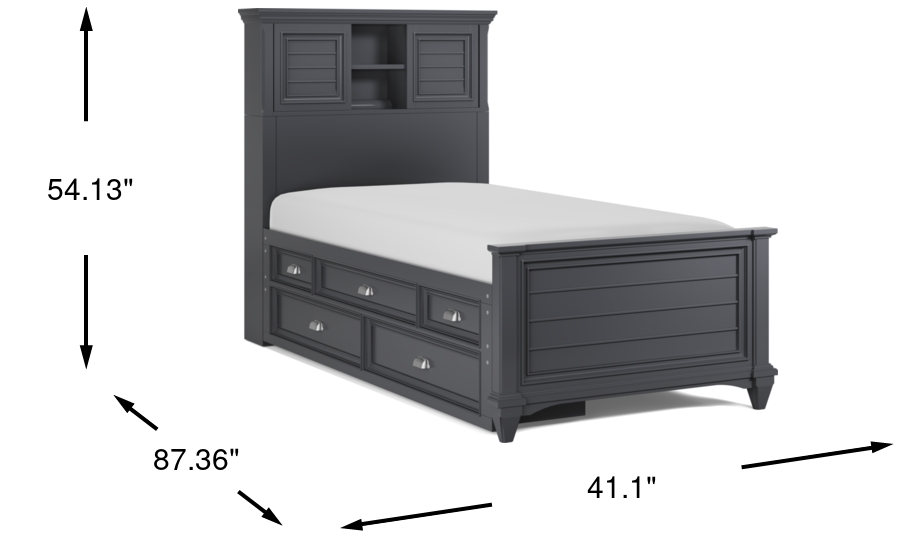 Dimension Image. Please refer to the Dimension Tab on this page for dimension details.