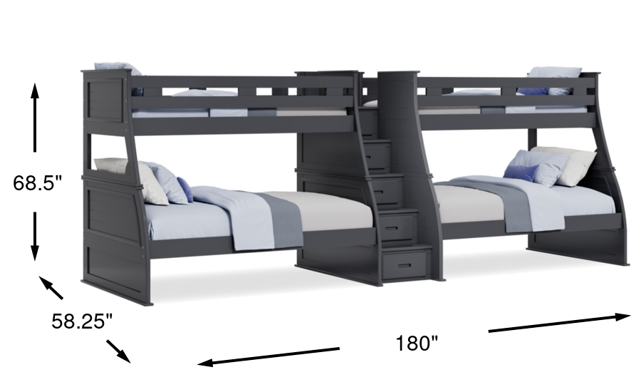 Dimension Image. Please refer to the Dimension Tab on this page for dimension details.
