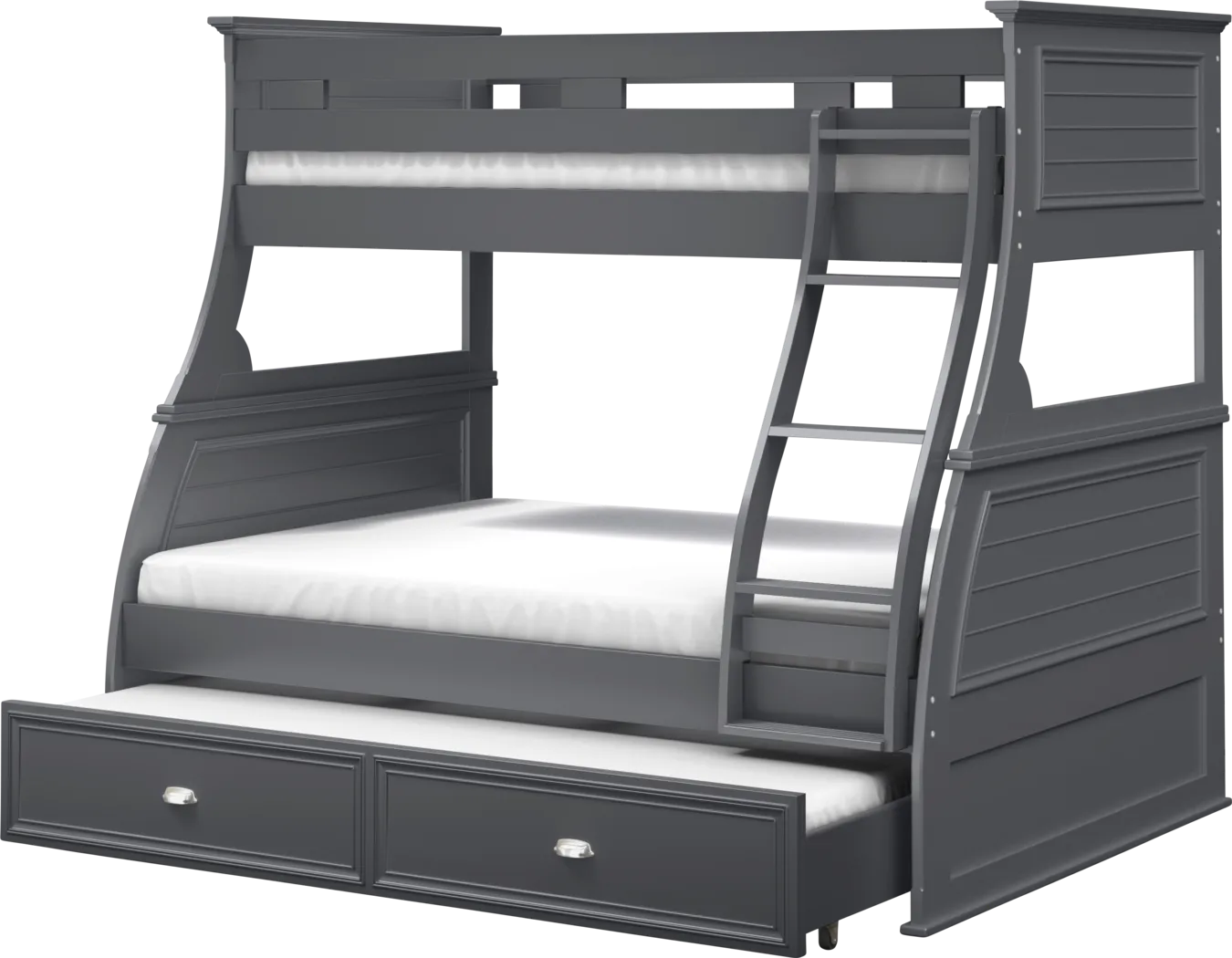 Kids Hilton Head Graphite Twin Storage Trundle - Thumbnail - Image 4