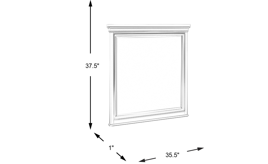 Dimension Image. Please refer to the Dimension Tab on this page for dimension details.