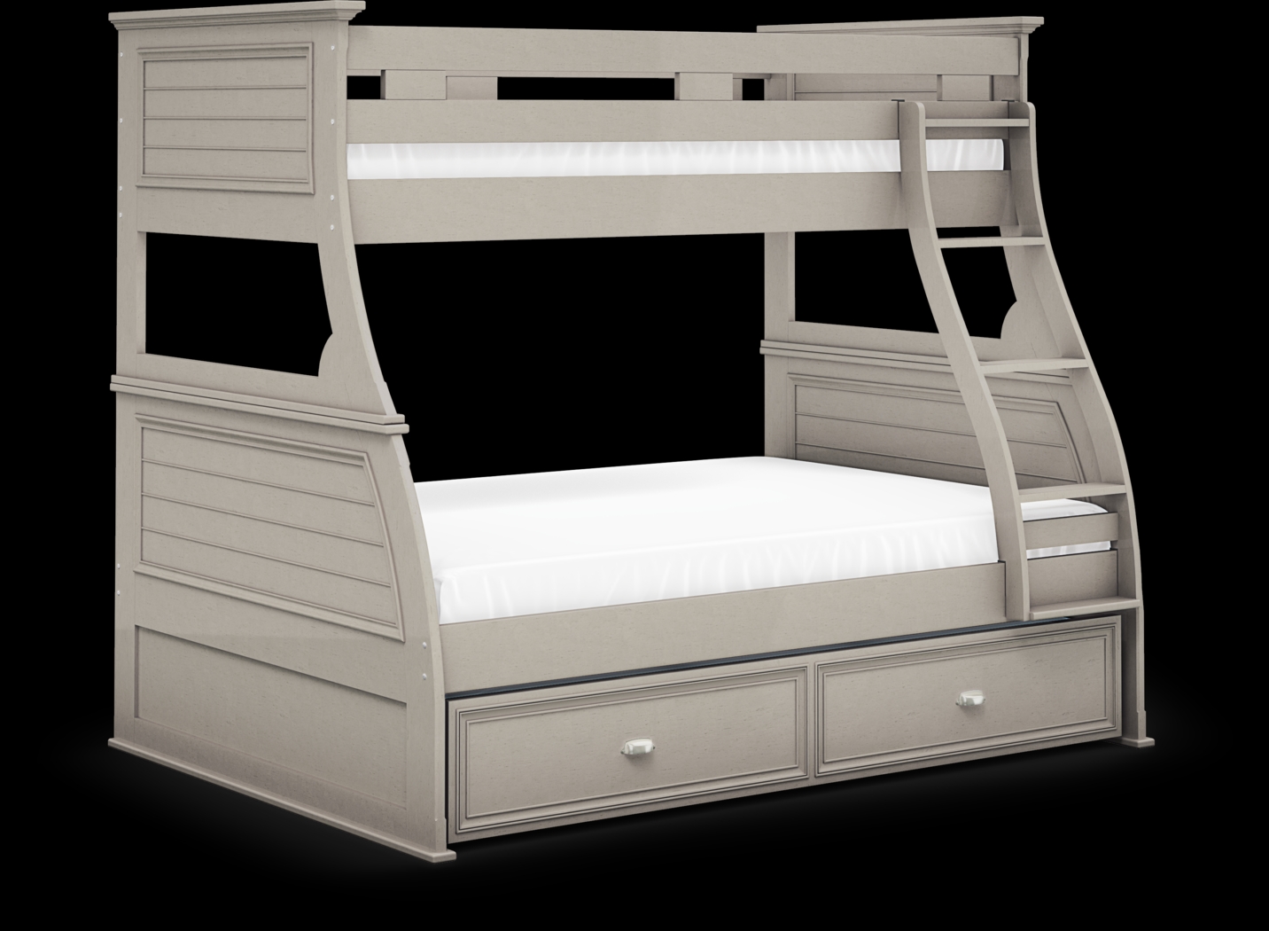 Kids Hilton Head Gray Twin Storage Trundle - Thumbnail - Image 3