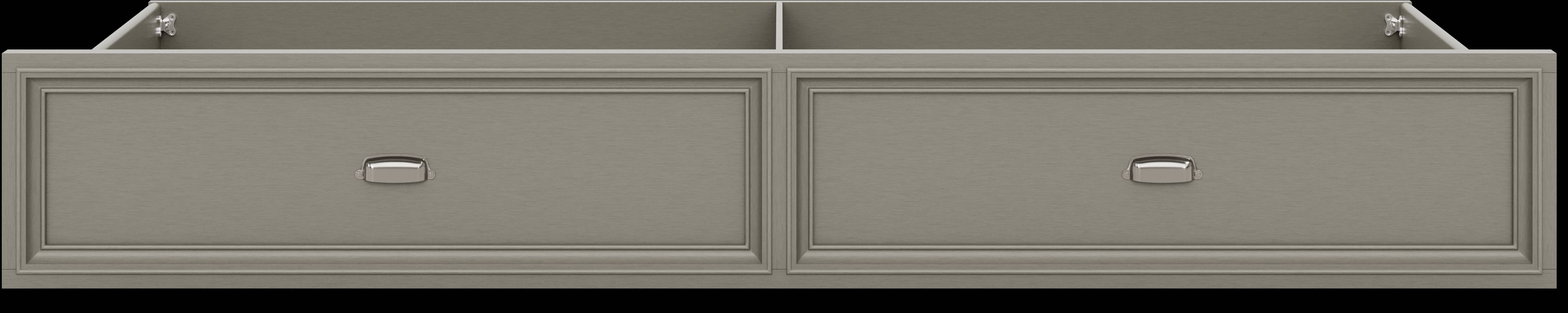 Kids Hilton Head Gray Twin Storage Trundle - Thumbnail - Image 1