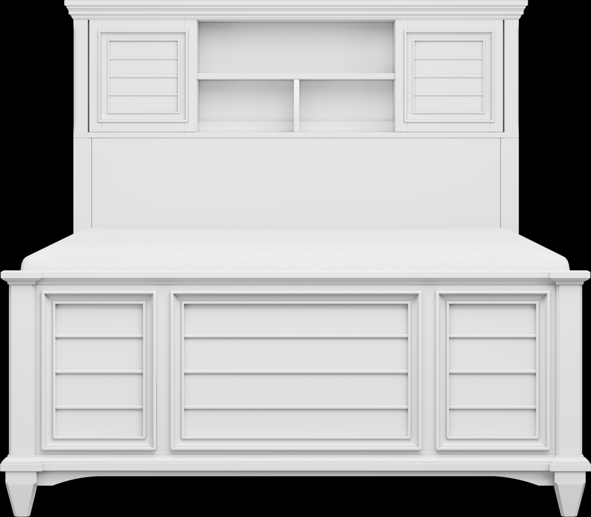 Kids Hilton Head White Full Bookcase Bedroom - Thumbnail - Image 3