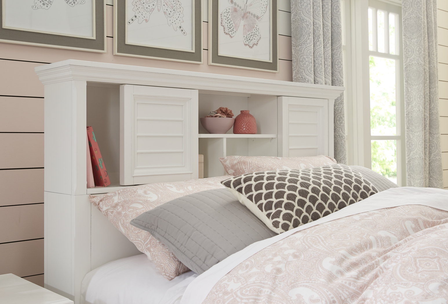 Kids Hilton Head White Full Bookcase Bedroom - Thumbnail - Image 4