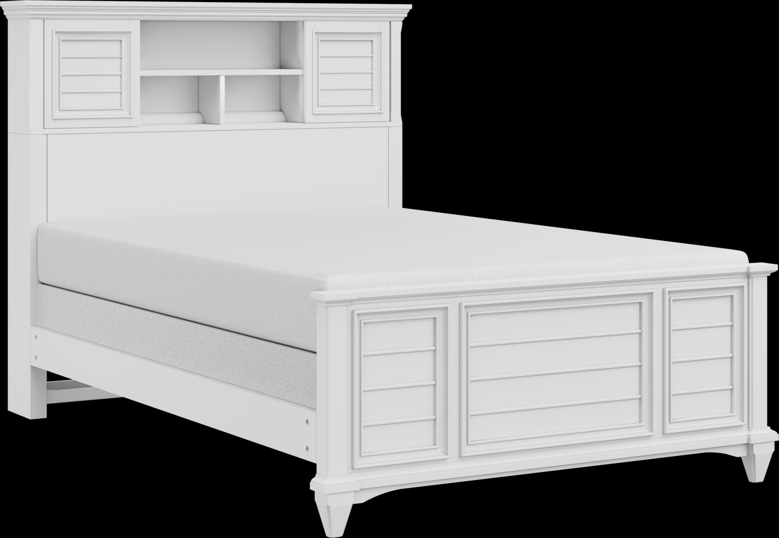 Kids Hilton Head White Full Bookcase Bedroom - Thumbnail - Image 2