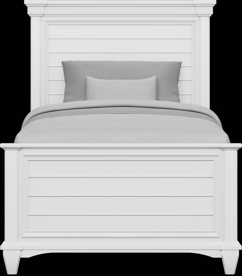 Kids Hilton Head White Twin XL Panel Bed - Thumbnail - Image 3