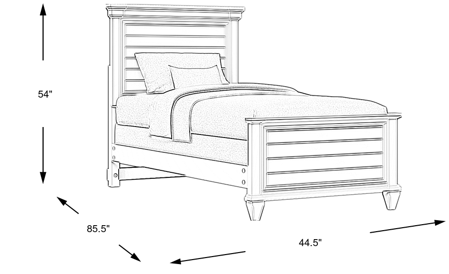Dimension Image. Please refer to the Dimension Tab on this page for dimension details.