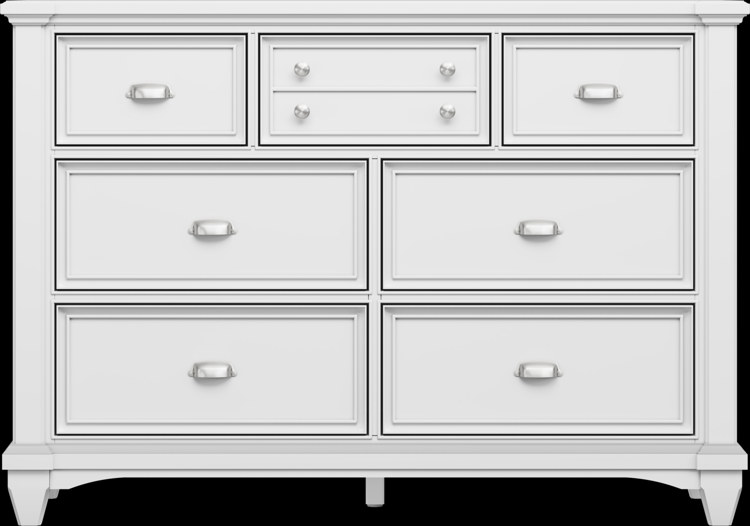 Kids Hilton Head White 5 Pc Full Panel Bedroom - Thumbnail - Image 4