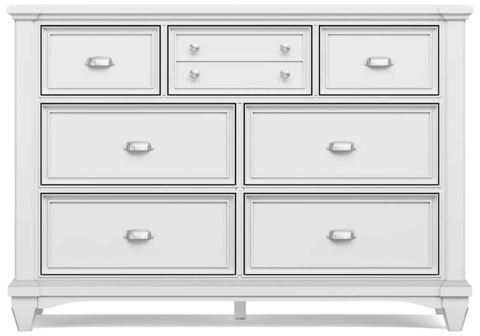 white dresser
