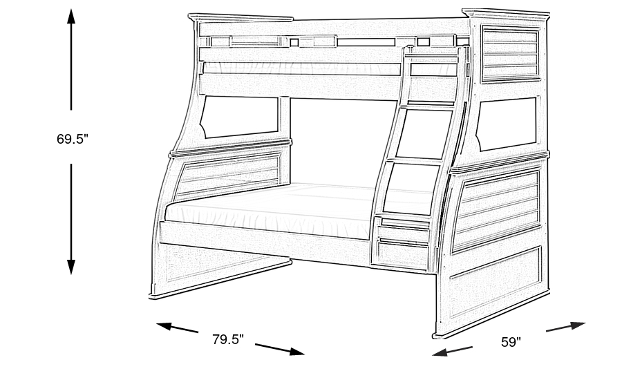 Dimension Image. Please refer to the Dimension Tab on this page for dimension details.