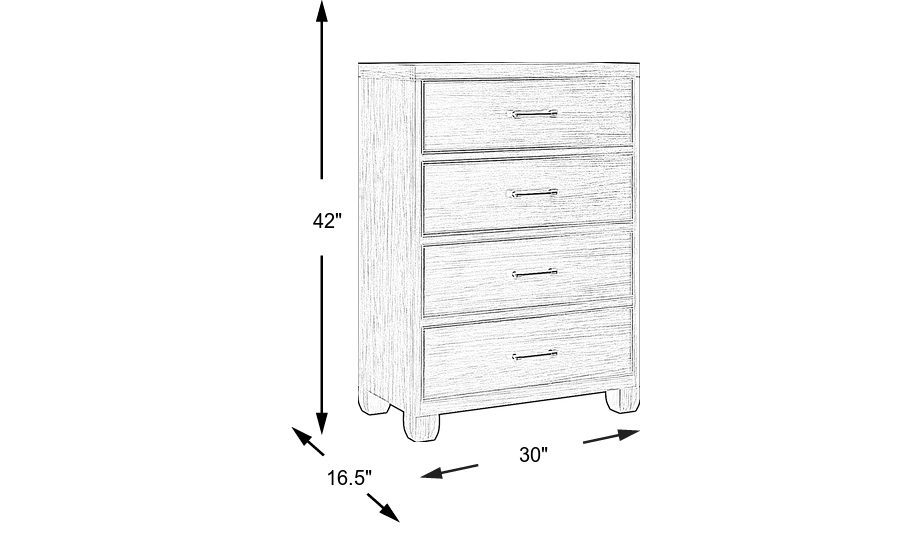 Dimension Image. Please refer to the Dimension Tab on this page for dimension details.