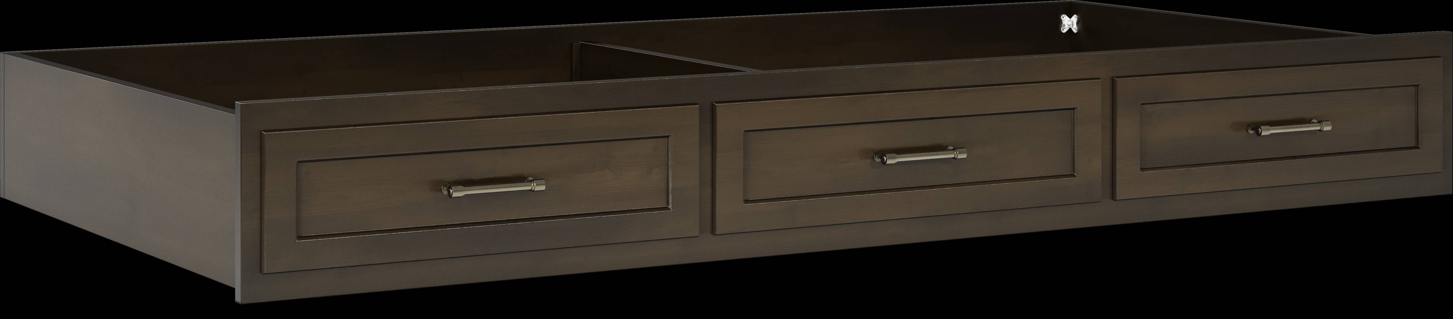 Kids Holden's Ridge Charcoal Twin Storage Trundle - Thumbnail - Image 2