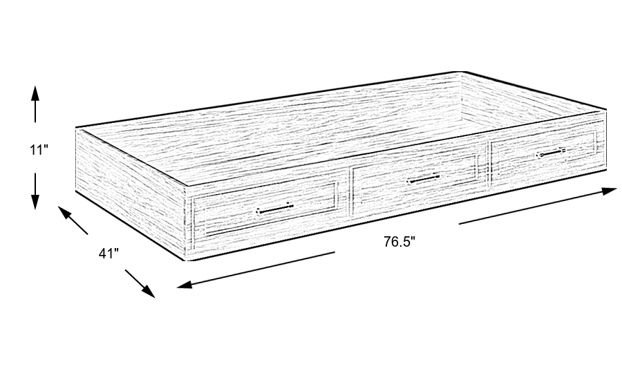 Dimension Image. Please refer to the Dimension Tab on this page for dimension details.