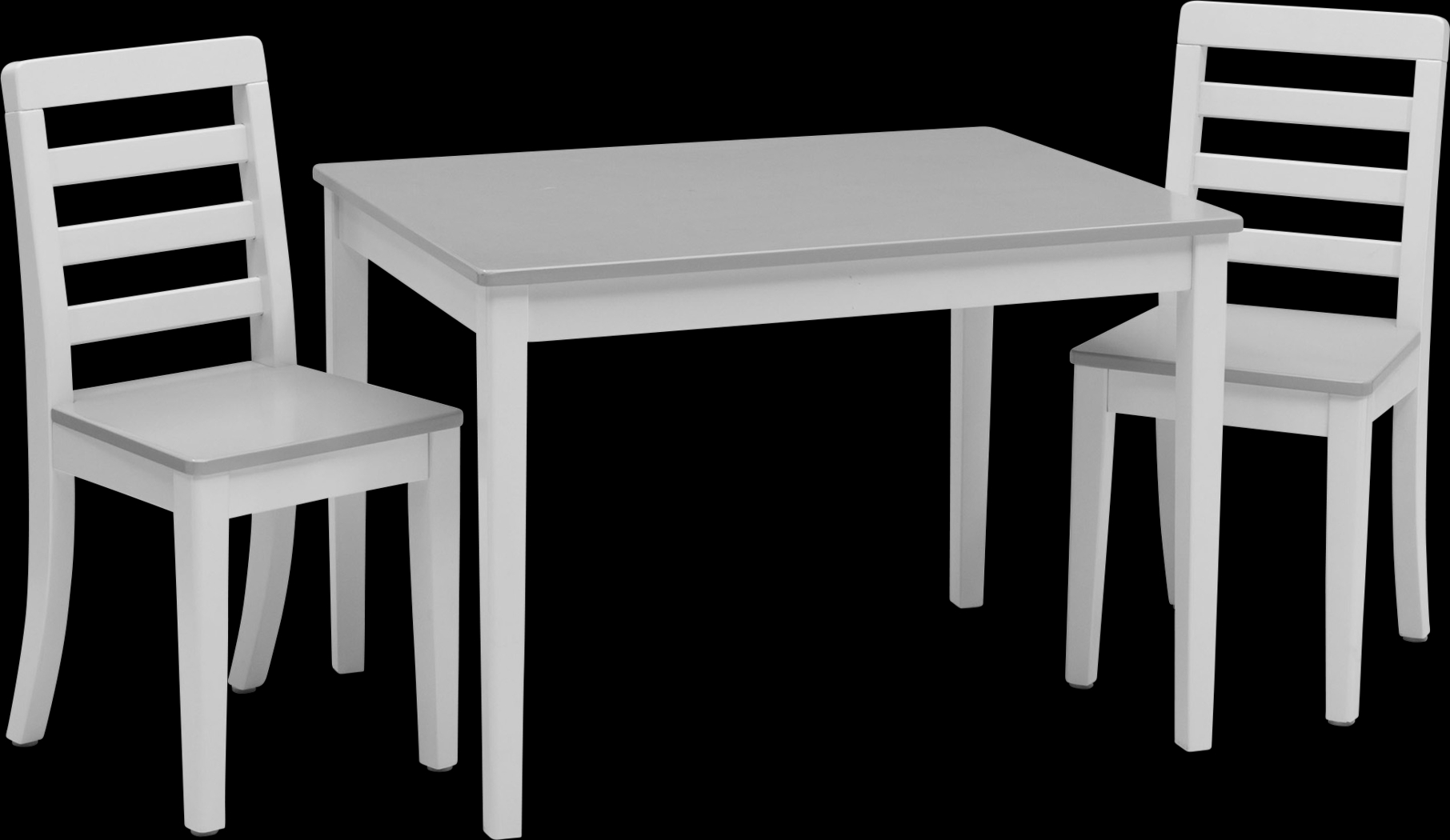 Kids Homeroom Fun Gray 3 Pc Table Set - Thumbnail - Image 2