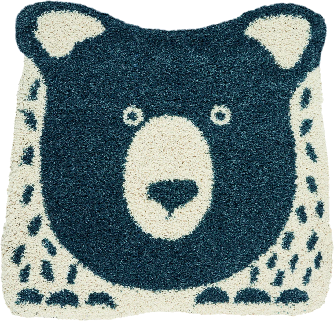 Kids Horace Marine 4' x 4' Rug - Thumbnail - Image 1