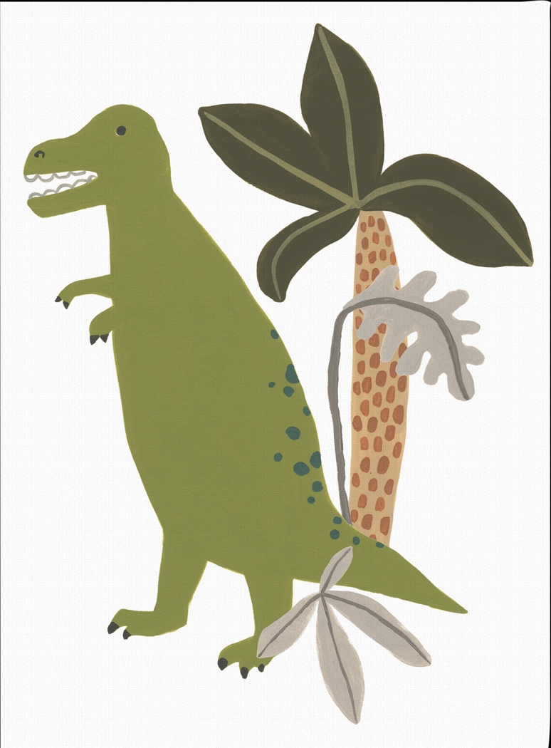 Kids Hungry T-Rex I White Artwork - Thumbnail - Image 3