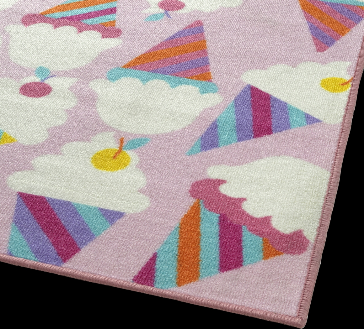 Kids Ice Cream Pop Pink 5' x 7' Rug - Thumbnail - Image 4