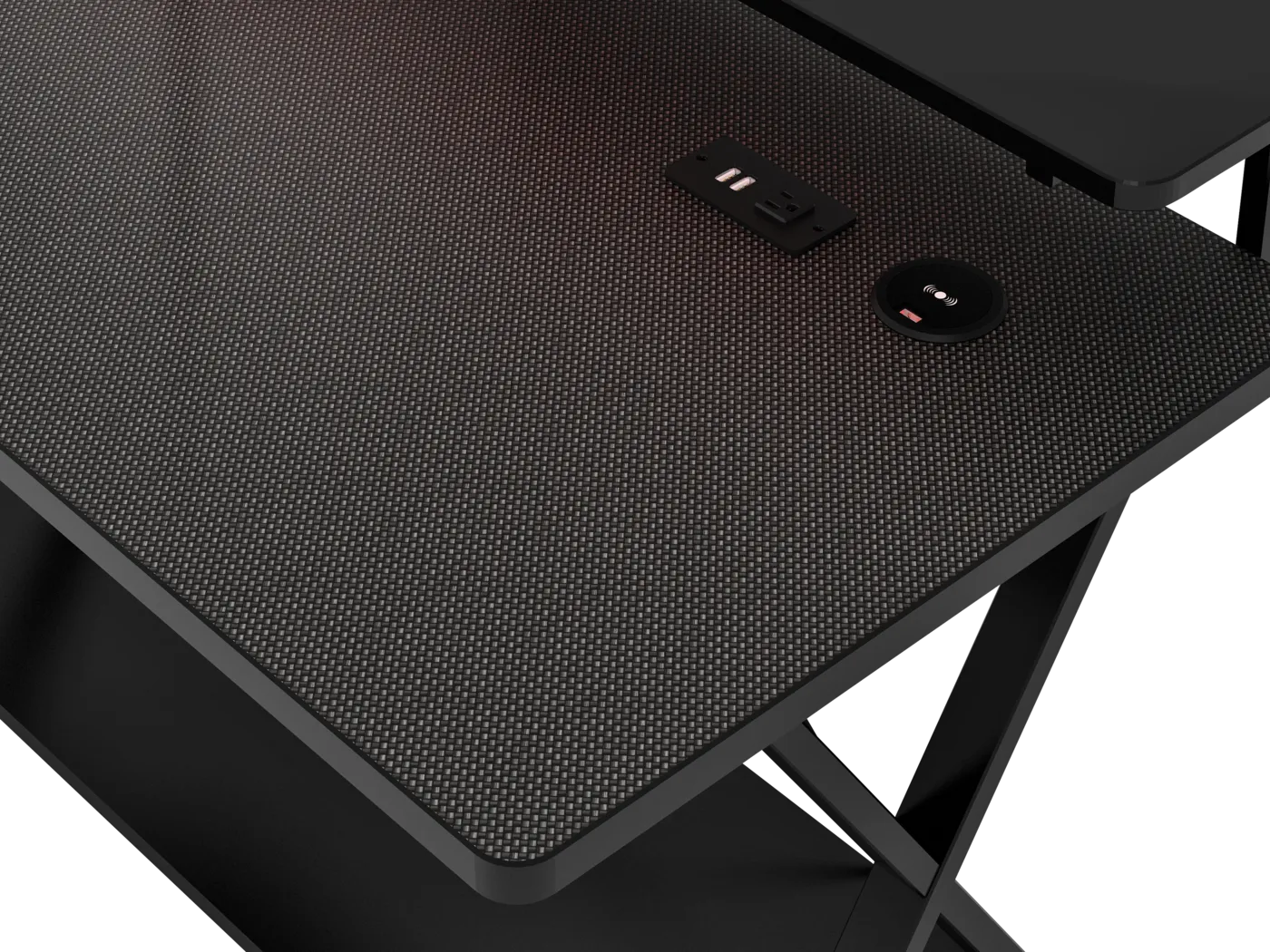 Kids Idris Black 48 In. Gaming Desk - Thumbnail - Image 2