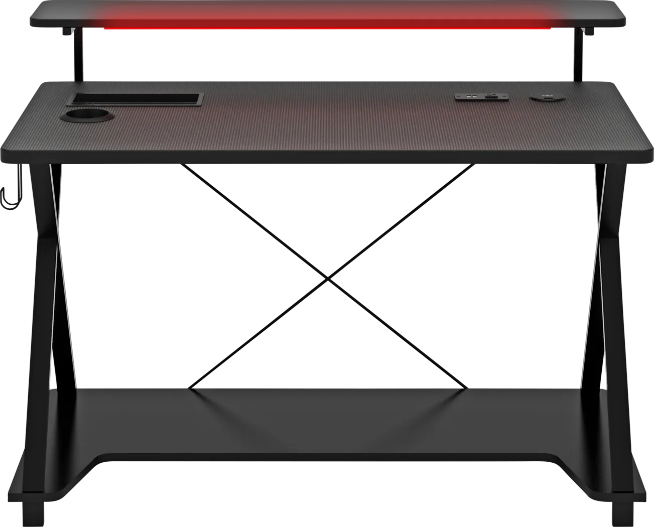 Kids Idris Black 48 In. Gaming Desk - Thumbnail - Image 3