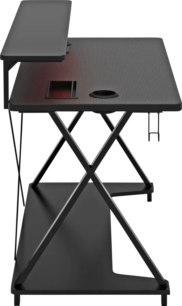 Kids Idris Black 48 In. Gaming Desk - Thumbnail - Image 5