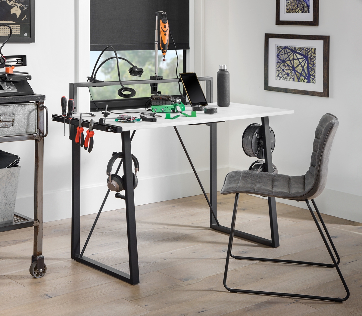 Kids Inary White Crafting Desk - Thumbnail - Image 7