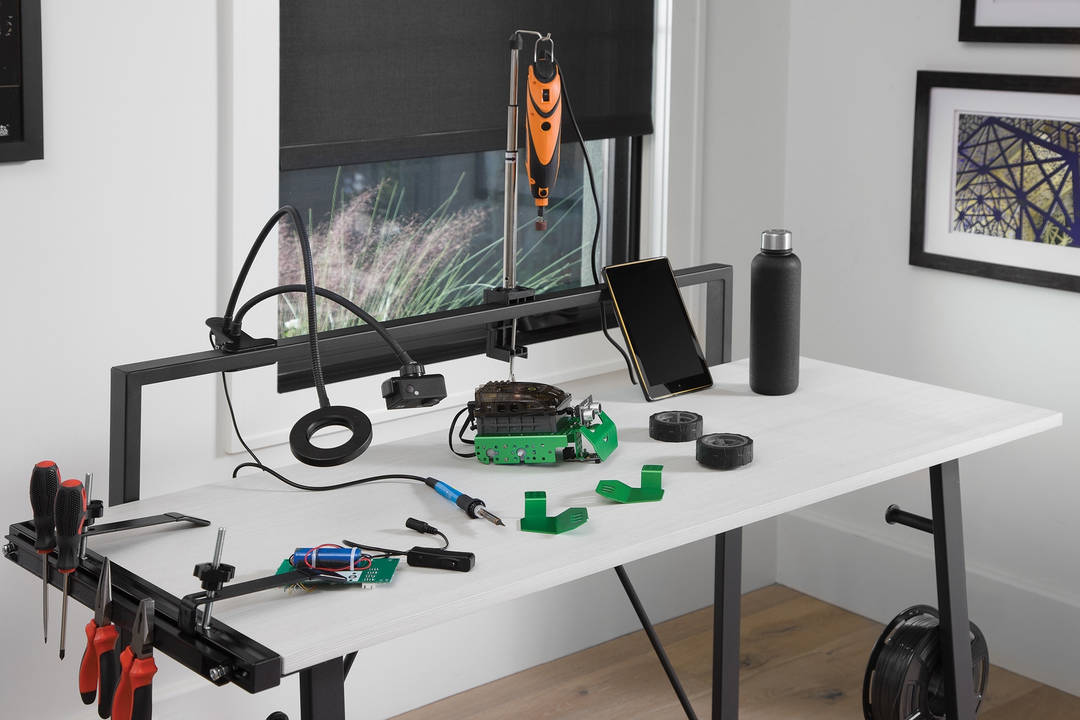 Kids Inary White Crafting Desk - Thumbnail - Image 8